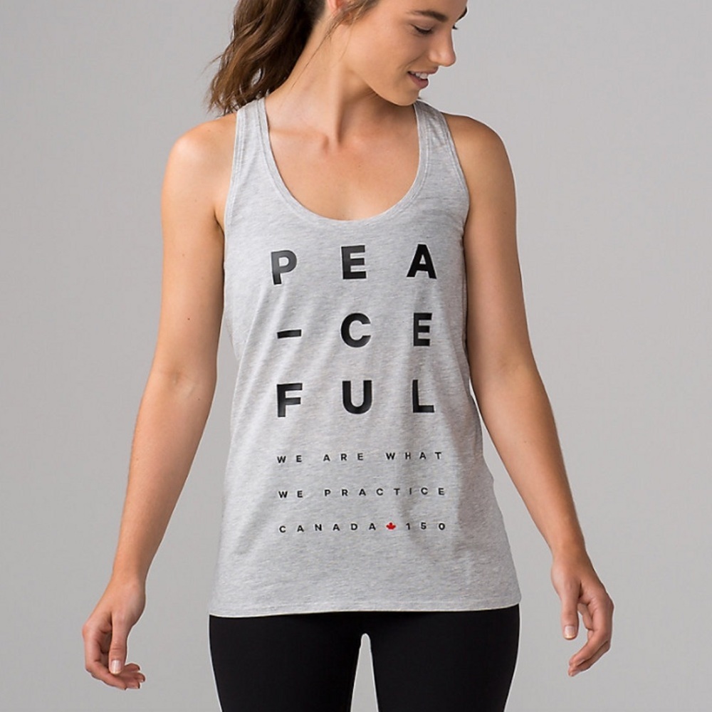 Lululemon Love Tank *Peaceful - Canada’s 150th Anniversary Special Edition 🍁